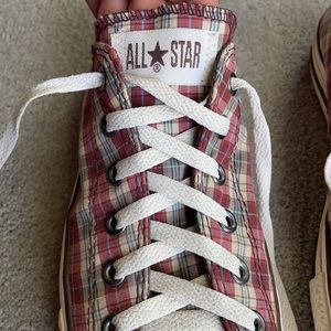 Plaid converse AllStars